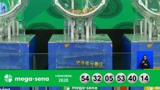 Globo utilizado em sorteio da estatal. (Foto: Reprodução/Caixa)