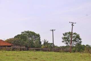 Propriedade qque enfrentou falta de energia em zona rural de Campo Grande (Paulo Francis)