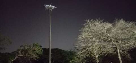 Parque dos Poderes fica sem iluminação pública na noite desta terça
