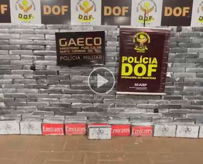 Cocaína avaliada em R$ 40 mi chegou a entreposto em viatura da Polícia Civil