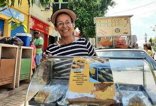 Ivonete vendendo crepe (Foto: Idaicy Solano)