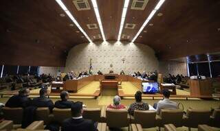 Julgamento no Supremo Tribunal Federal em Brasília (Foto: Agência Brasil)