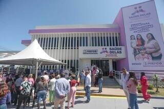 Saúde Delas - Centro de Referência da Mulher – Atendimento Materno Infantil, começa a atender em outubro, na João Ramão Cantero, n. 103, no Bairro Chácara Cachoeira. (Foto: Marcos Maluf)