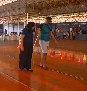 Com simulador de embriaguez, evento em parque abre agenda de Semana do Trânsito