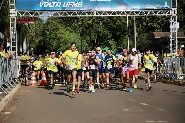 Corrida da UFMS re&uacute;ne mil atletas e integra comunidade universit&aacute;ria e popula&ccedil;&atilde;o