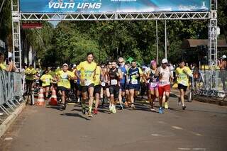 Corrida da UFMS reuniu cerca de mil participantes esta manhã em Campo Grande. (Foto: Divulgação UFMS)