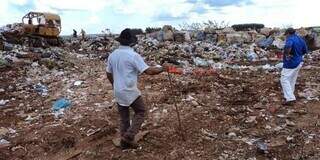 Lixão a céu aberto em Ponta Porã (Foto: Ponta Porã News)