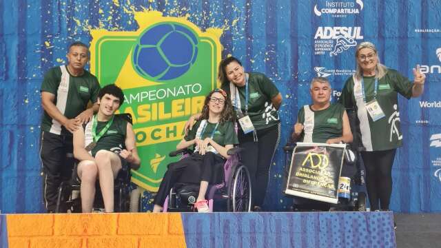 Atleta de MS conquista medalha de ouro em competi&ccedil;&atilde;o nacional de bocha