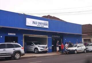 Fachada da Pax Universo, localizada na Rua 13 de Maio, foi um dos estabelecimentos afetados pela queda de energia (Foto: Paulo Francis)