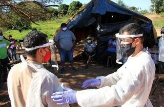 Barreira sanitária no Estado, umas das ações realizadas durante o período de pandemia em MS (Foto/Arquivo)