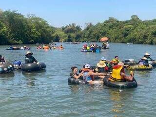 Rio Verde em Água Clara é uma das opções (Foto: Gerciellem Lacerda/Prefeitura de Água Clara)