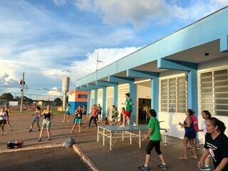 Poliesportivo na Vila Nasser, em Campo Grande (Foto: Divulgação/Rede social)