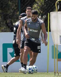 Atacante Hulk durante treinamento no Centro de Treinamentos do Atlético (Foto: Atlético Mineiro/Divulgação)