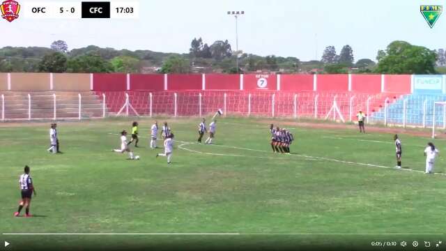 Oper&aacute;rio goleia Corumbaense na estreia do Estadual Feminino