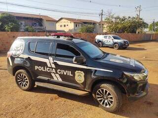 Viaturas em operação deflagrada para apurar roubo de joalheria (Foto: Divulgação)