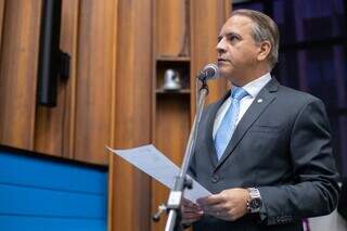 Deputado Coronel David no plenário da Assembleia Legislativa (Foto: Assessoria de comunicação)