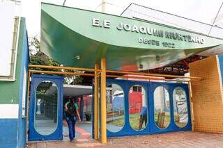 Escola Estadual Joaquim Murtinho, em Campo Grande (Foto: Arquivo)