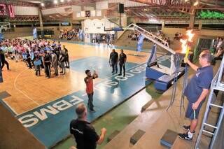 Apresentação dos Jogos Escolares da Funesp no Cemte (Foto: Divulgação/Funesp)