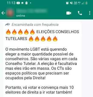 Denúncias em eleição têm homofobia, fake news e apoio religioso