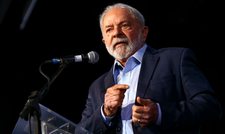 O presidente da República, Luiz Inácio Lula da Silva, durante fala pública. (Foto: Marcelo Casal Jr./Agência Brasil)