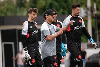 Preparação do Vasco para a partida contra o Santos na Vila Belmiro (Foto: Leandro Amorim/Vasco Da Gama)