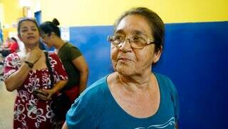 Indígena da comunidade Marçal de Souza, Genésia Barbosa, 64 anos (Foto: Alex Machado)