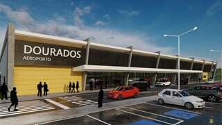 Governo apresenta nova fachada do terminal de passageiros de aeroporto