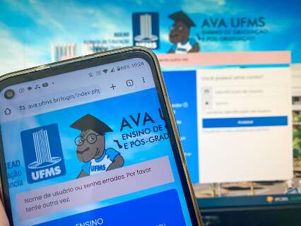 Plataforma da UFMS volta ao ar, mas alunos relatam problemas em acesso