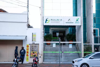 Fachada da Fundação do Trabalho, em Campo Grande. (Foto: Arquivo)