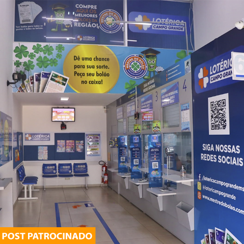 Lotérica no bairro Chácara Cachoeira é endereço da sorte grande na Capital