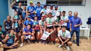 Equipe de Ponta Porã levantou o troféu da competição (Foto; Divulgação/FAMS)