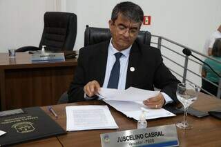 Vereador Juscelino Cabral, autor do projeto aprovado na Câmara e sancionado por prefeito (Foto: Divulgação)