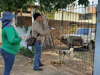 Equipe do CCZ realiza mutirão de vacinação em bairros de Campo Grande. (Foto: Reprodução)