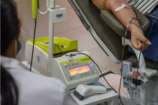 Doação de sangue é voluntária no Brasil, sem remuneração ao doador. (Foto: Henrique Kawaminami)