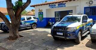 Sede da Polícia Militar em Bataguassu, onde é lotado o terceiro-sargento preso (Foto: Divulgação)