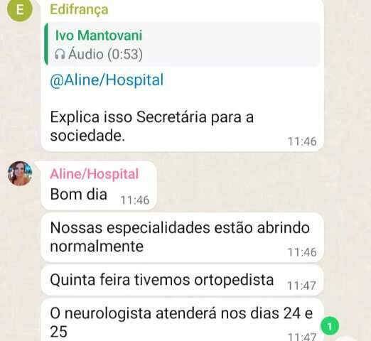 Secret&aacute;ria &eacute; cobrada a se explicar ap&oacute;s &aacute;udio para &ldquo;enrolar&rdquo; pacientes