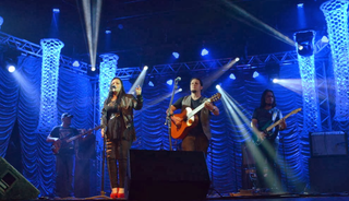 Artistas que participaram em edição anterior do Festival Universitário da Canção. (Foto: Divulgação/UFMS)