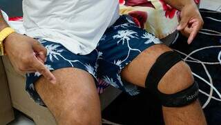 Em acidentes, os dois joelhos foram prejudicados e precisam de cirurgia. (Foto: Alex Machado)