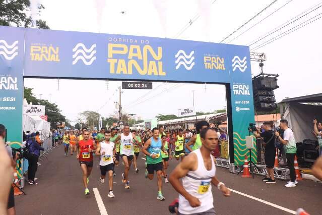 Dada a largada: come&ccedil;a Corrida do Pantanal com 20 mil inscritos