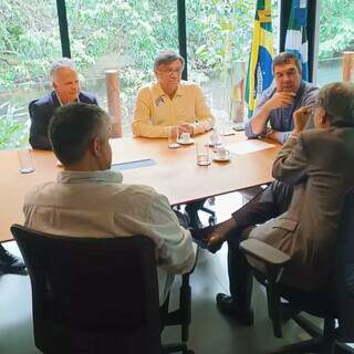 Reunião com candidados a representantes do Confea, Crea e Mútua aconteceu na Seilog, em Campo Grande (Foto: Divulgação)