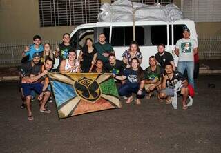 Grupo de Mato Grosso do Sul se reuniu para curtir o Tomorrowland. (Foto: Juliano Almeida)