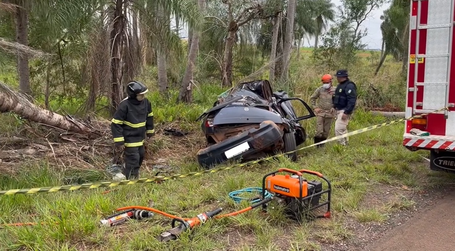 Motorista perde controle da dire&ccedil;&atilde;o e morre ao bater carro em coqueiro 