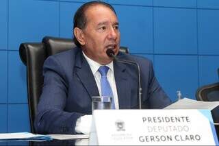 Presidente da Assembleia Legislativa, Gerson Claro (PP) (Foto: Assessoria de imprensa)
