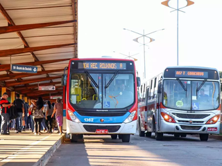 Movimentação no Terminal Guaicurus, em Campo Grande. (Foto: Arquivo/Campo Grande News)