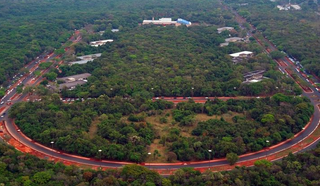 Trecho, onde vai ocorrer a corrida, visto do alto (Foto: Chico Ribeiro)