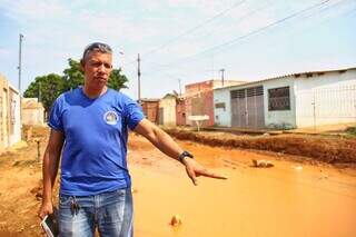 Wesley Neri, presidente do bairro Caiobá II (Foto: Paulo Francis)