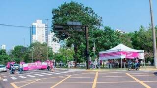 Tribunal de Contas e Rede Feminina fazem blitz educativa sobre combate ao c&acirc;ncer