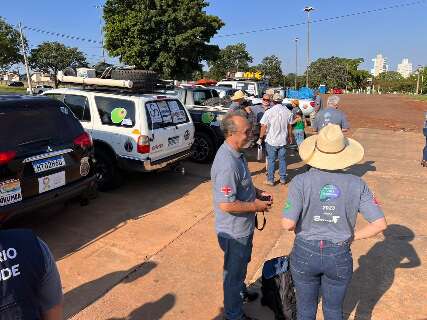 Equipes iniciam viagem de 12 dias pelo Pantanal para oferecer serviços de saúde 