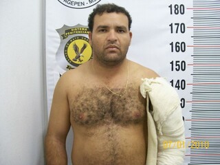 Foto tirada em 2010, quando foi preso após confronto com a polícia (Foto/Divulgação)