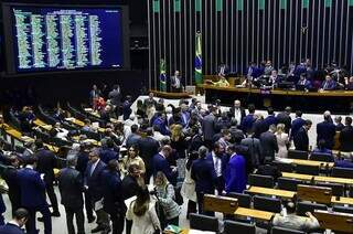 Plenário da Câmara dos Deputados, em Brasília, na qual tramita reforma tributária. (Foto: Zeca Ribeiro/Câmara dos Deputados)